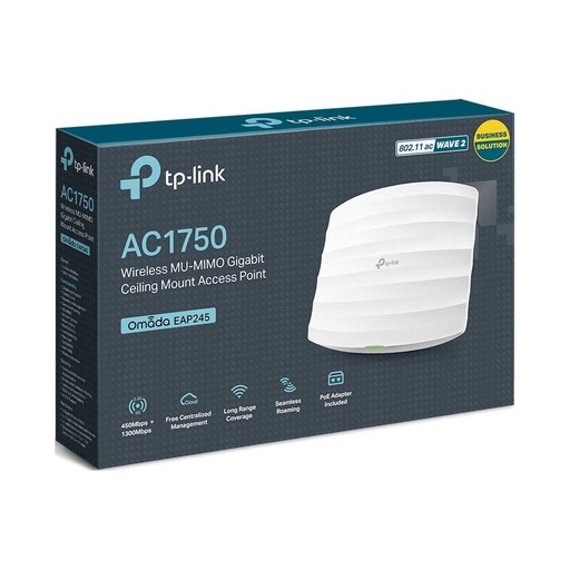 [EAP245] TP-Link AC1750 Wireless Dual Band Gigabit Ceiling Mount Access Point