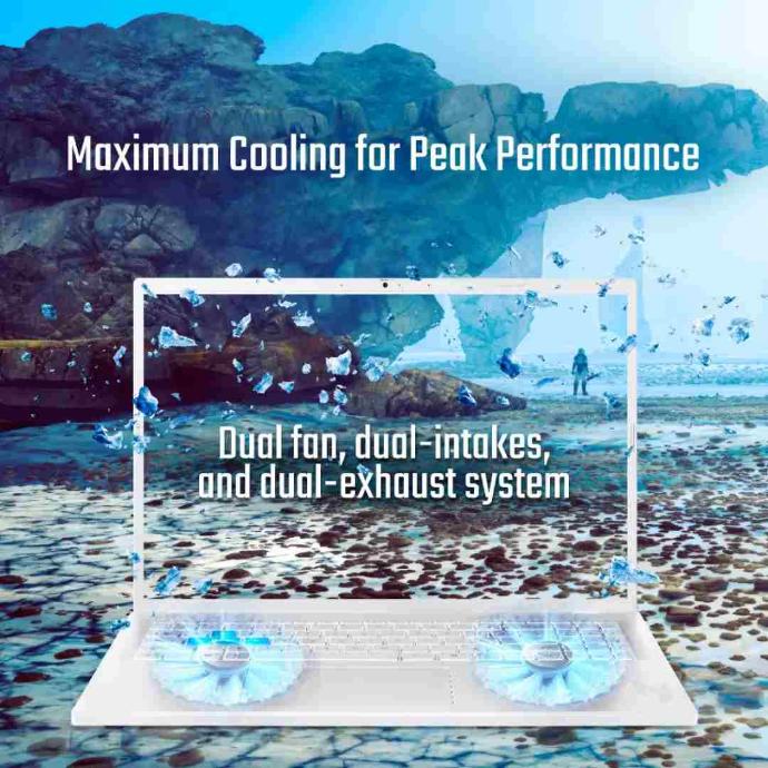 acer nitro lite 16 dual fan, dual-intakes and dual exhaust system showcase