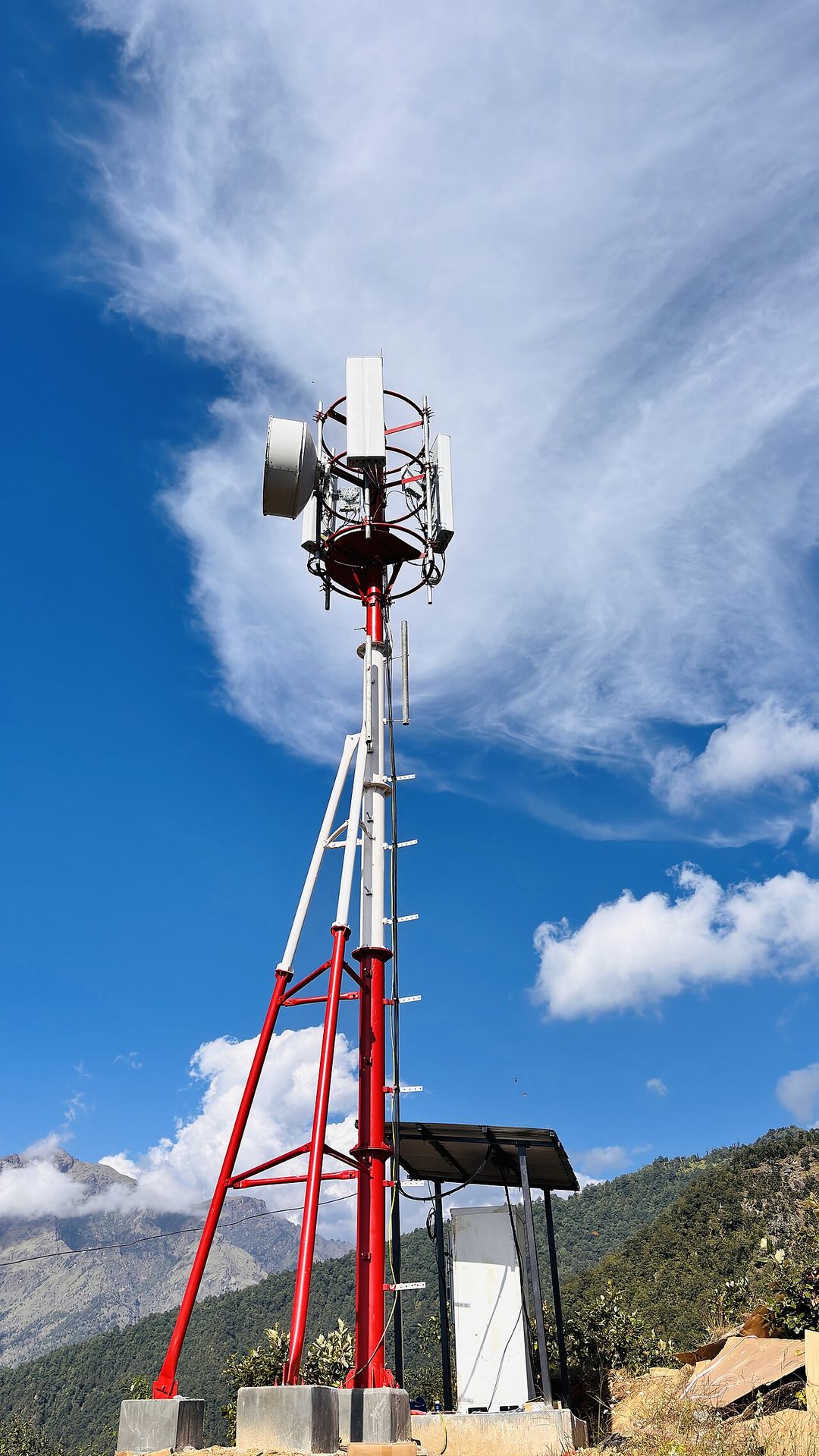 A Nepal Telecom mobile tower