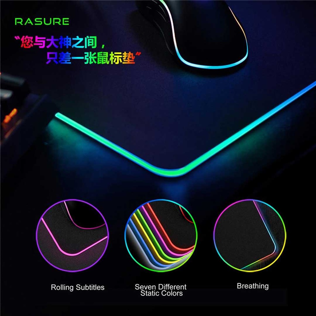 Rasure RS-01 Gaming Mouse Pad With LED Lights