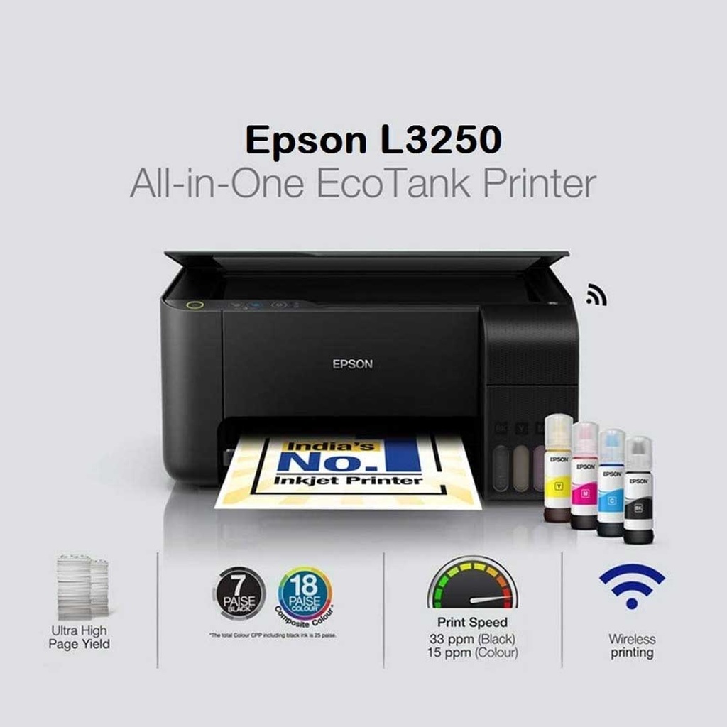 Epson EcoTank L3250 A4 Wi-Fi All-in-One Ink Tank Printer
