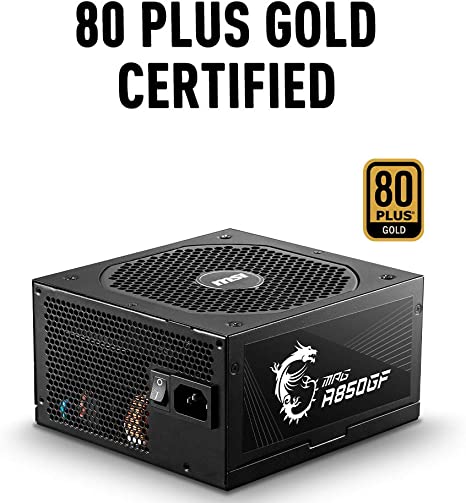 MSI MPG A850GF 850W Power Supply 80 Plus Gold