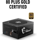 MSI MPG A850GF 850W Power Supply 80 Plus Gold