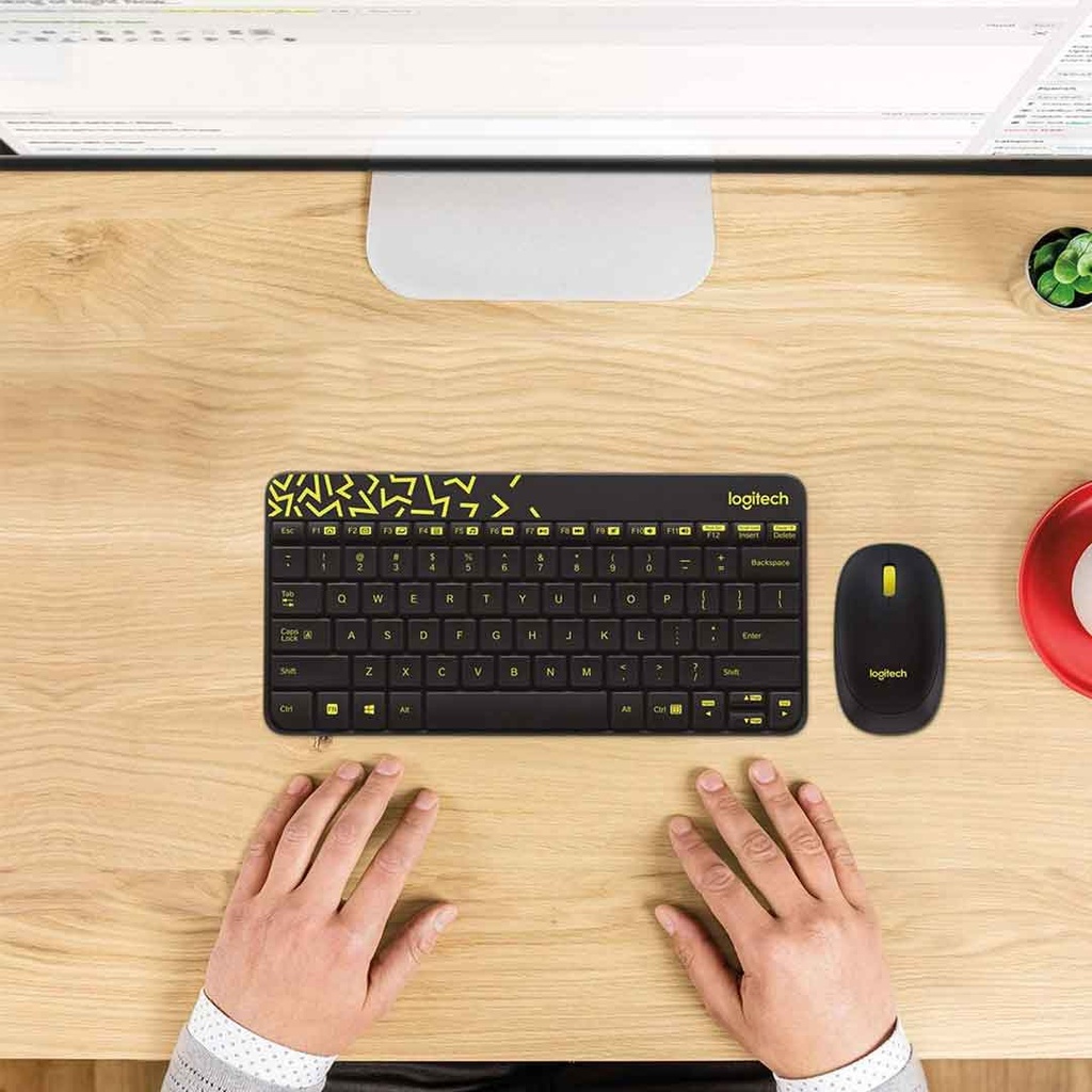 Logitech MK240 NANO Mouse & Keyboard Combo Black Color