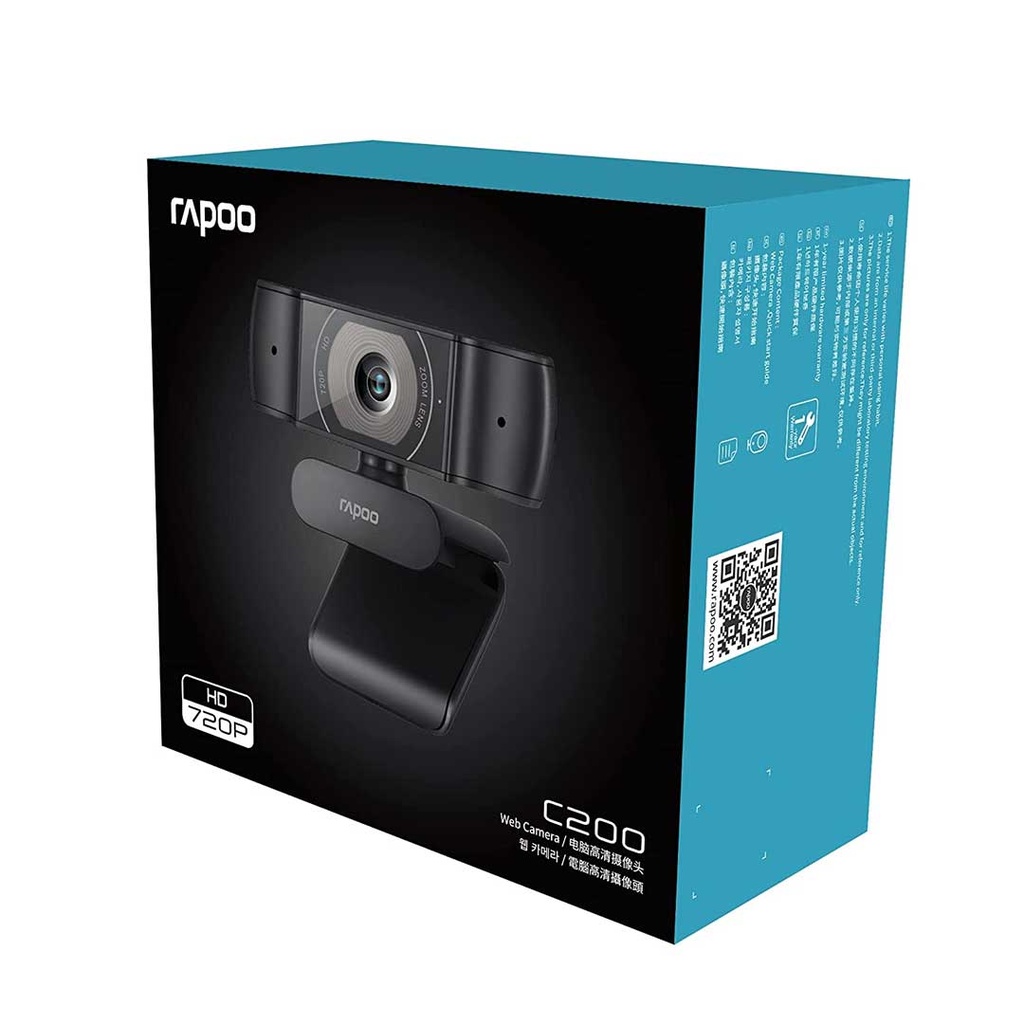 Rapoo C200 Webcam 720P HD