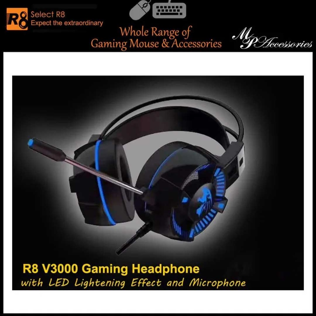R8 V3000 Gaming Headphone