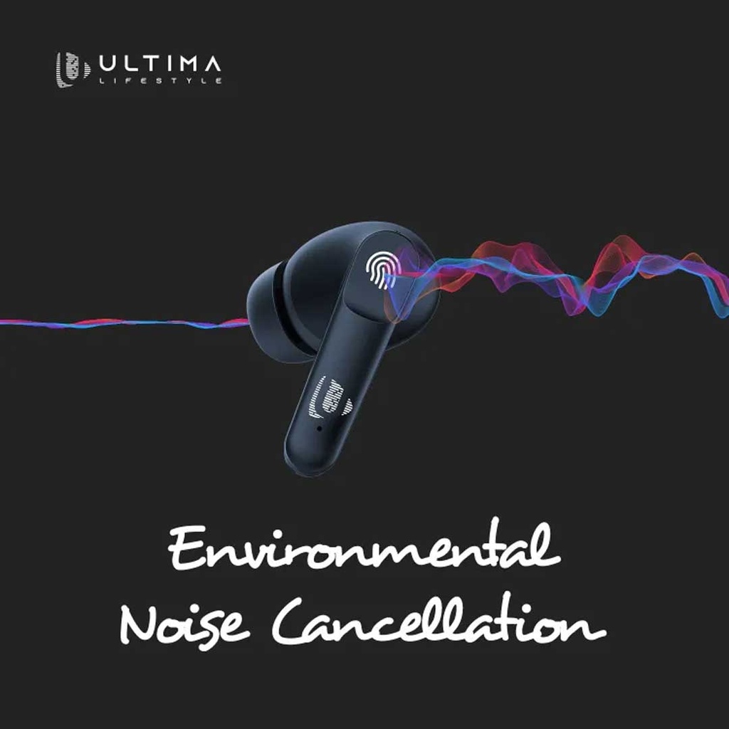 Ultima Atom 520 Wireless Earbuds | 20 Hrs Playback | IPX5 Water Resistance | IWP Technology | Game Mode