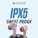 Ultima Atom 820 Earbuds With 25Hrs Playtime | Fast Charging | 13MM Drivers | IPX5 Sweat Proof | ENC Noise Cancellation Bluetooth Wireless Earbuds