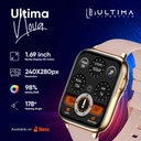 Ultima Nova Smartwatch| Bluetooth calling| 1.69" Retina Display | 3ATM Waterproof | 100+ Sports Mode