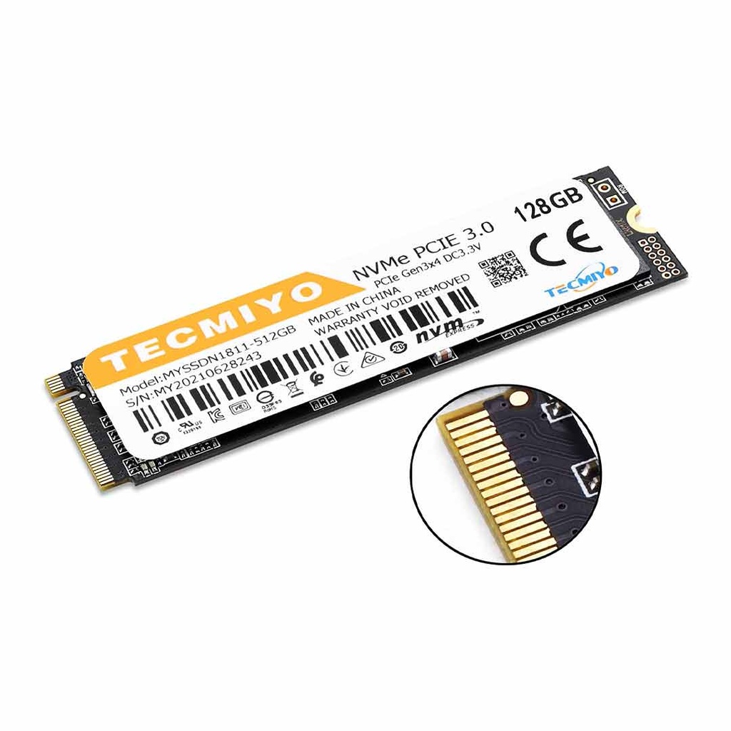 Tecmiyo 128gb M.2 NVMe SSD | Quality Computer