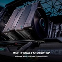 DeepCool AK620 Zero Dark CPU Cooler Dual-Tower Design