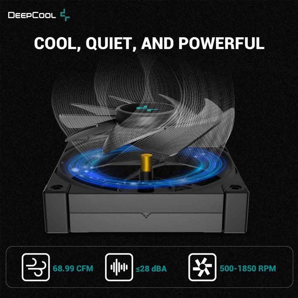 DeepCool AK620 Zero Dark CPU Cooler Dual-Tower Design