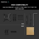 DeepCool AK620 Zero Dark CPU Cooler Dual-Tower Design