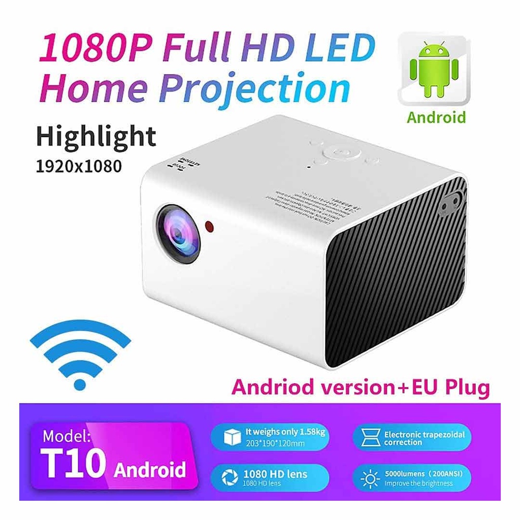T10 Home Cinema Projector 1920x1080P