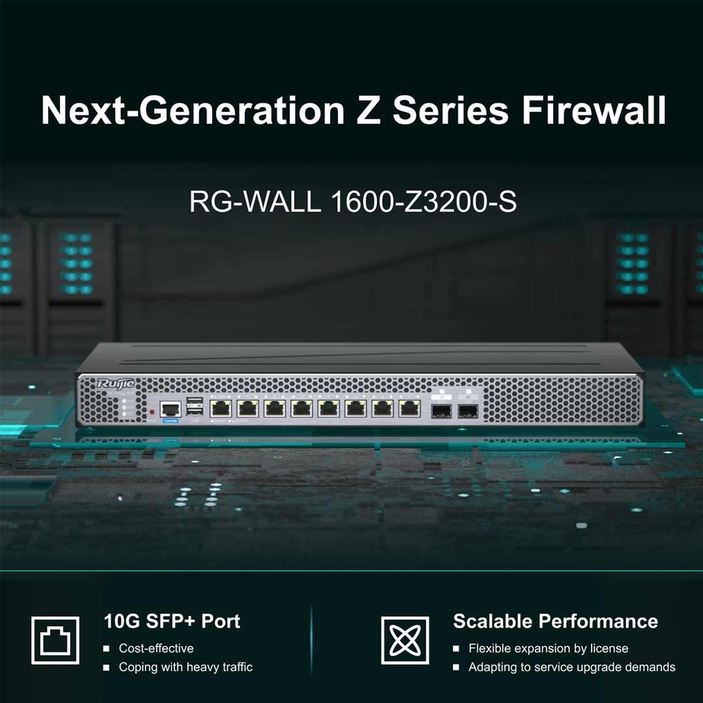 RG-WALL 1600-Z3200-S, Next-Generation Z Series Firewall