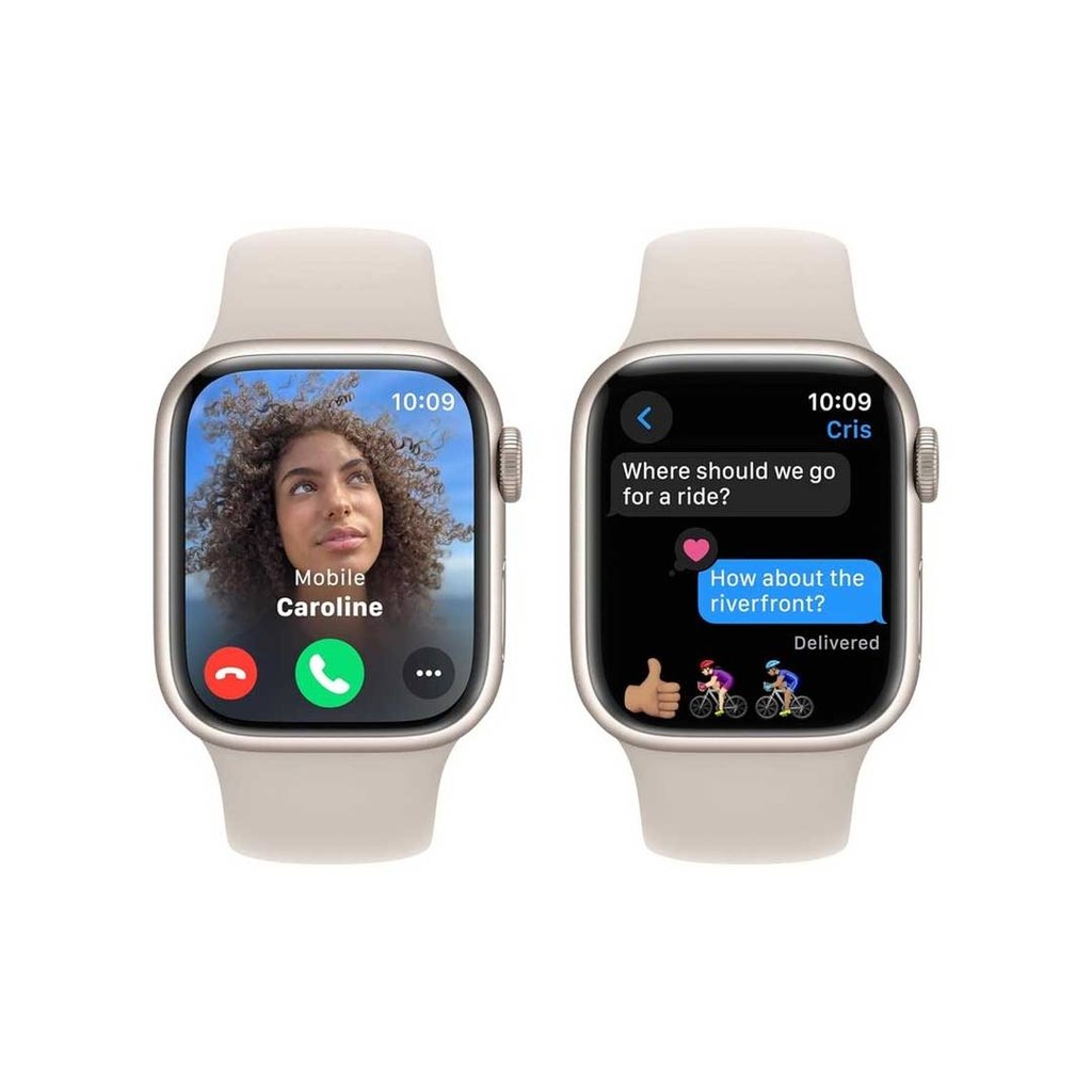 Apple Watch Series 9 (41mm, Starlight, Aluminum, GPS)