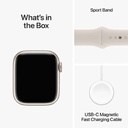 Apple Watch Series 9 (41mm, Starlight, Aluminum, GPS)