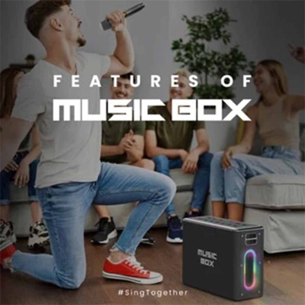 HiFuture MusicBox With Wireless Karaoke Features