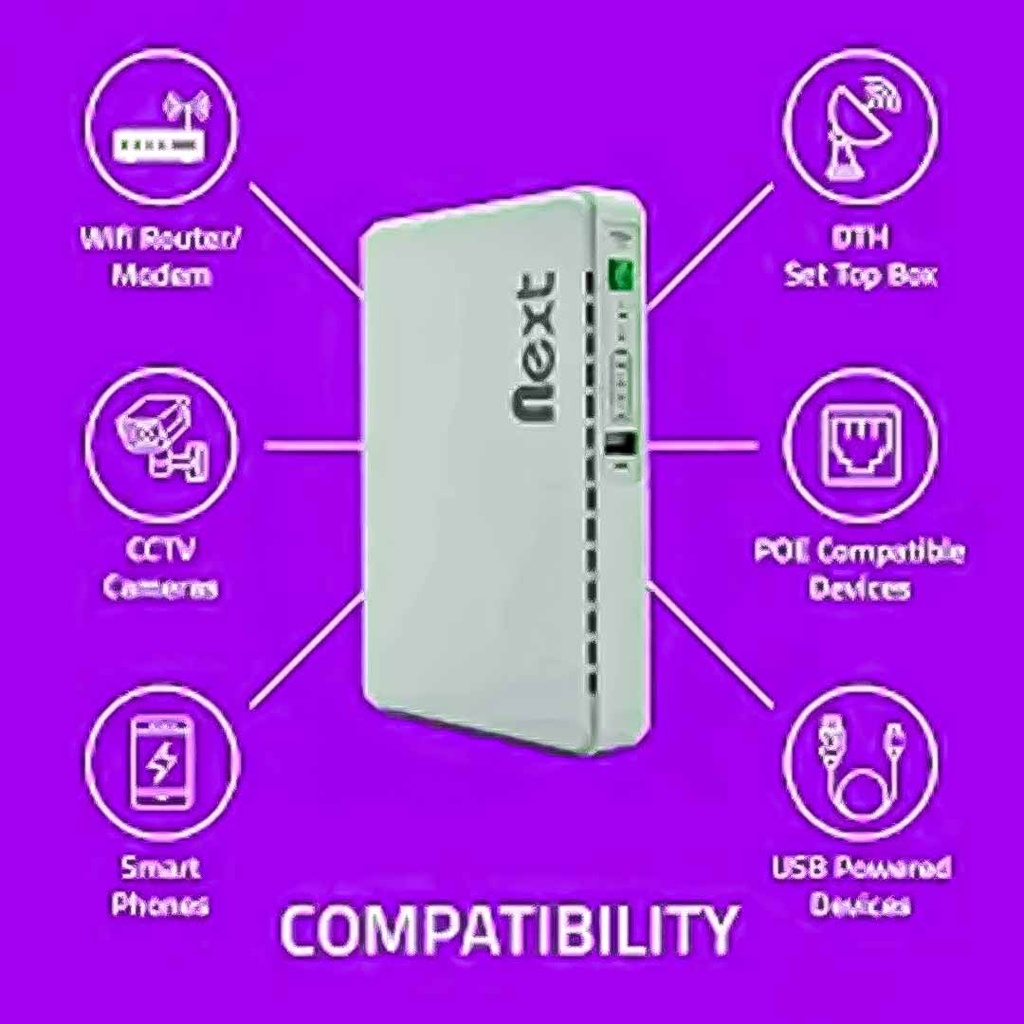 Nexgen Mini DC Router UPS NX305 (10400mAh)