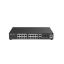 Ruijie Reyee RG-ES220GS-P 16-Port 10/100/1000 Mbps PoE+ with 2-Port Gigabit & 2-Port SFP Cloud Managed Switch