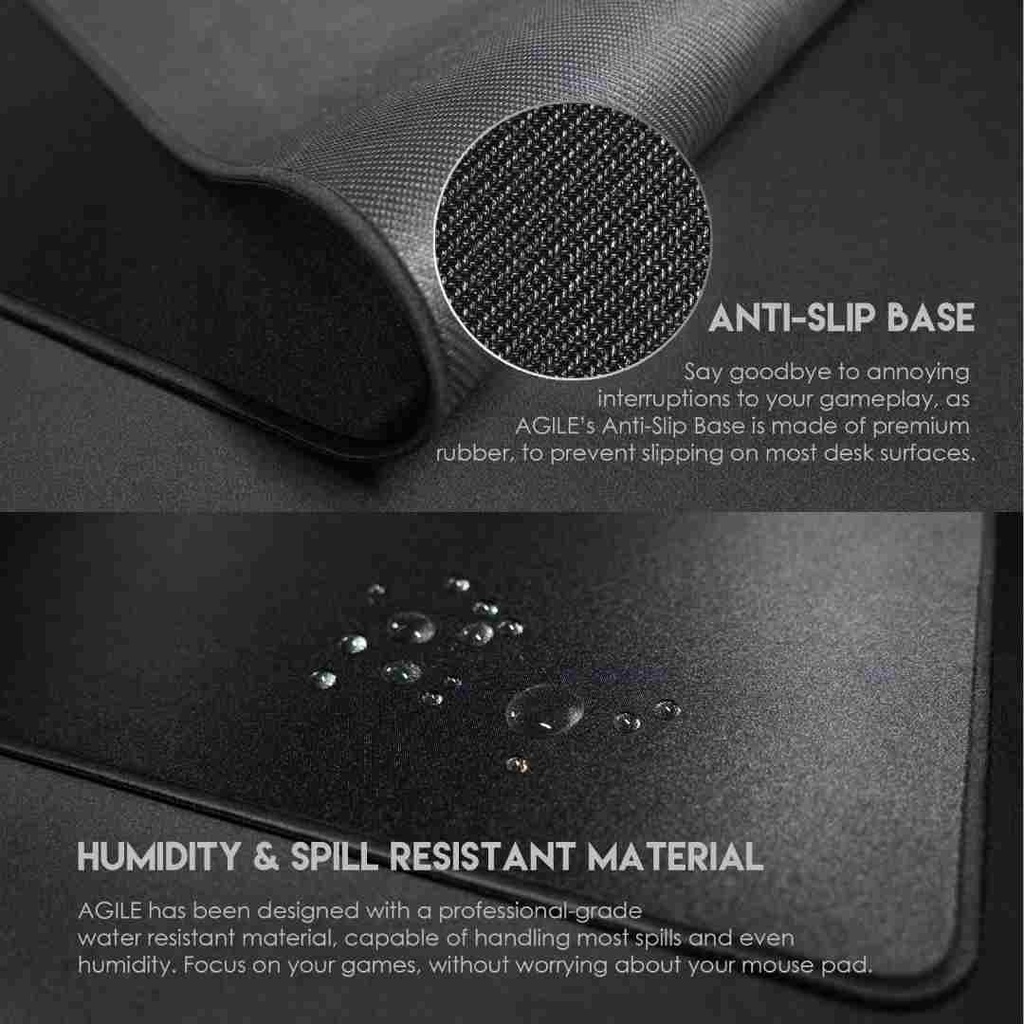 Fantech MP353 AGILE Ultra Soft Stitched Anti-Fray Edge MousePad