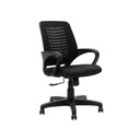 Modulus S 805-1211 Que Series Medium Mesh Back Fixed Arms Revolving Chair