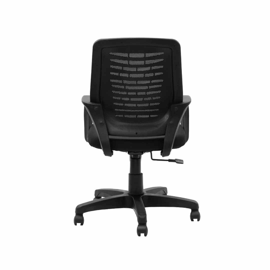 Modulus S 805-1211 Que Series Medium Mesh Back Fixed Arms Revolving Chair