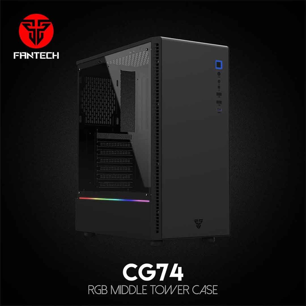 Fantech CG74 RGB Middle Tower Gaming Computer Case