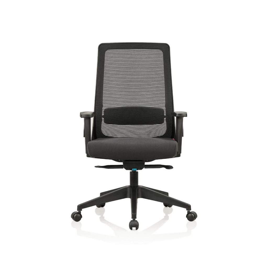 Featherlite AmazeMB-BL Medium Back Mesh Chair