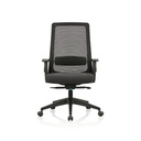 Featherlite AmazeMB-BL Medium Back Mesh Chair