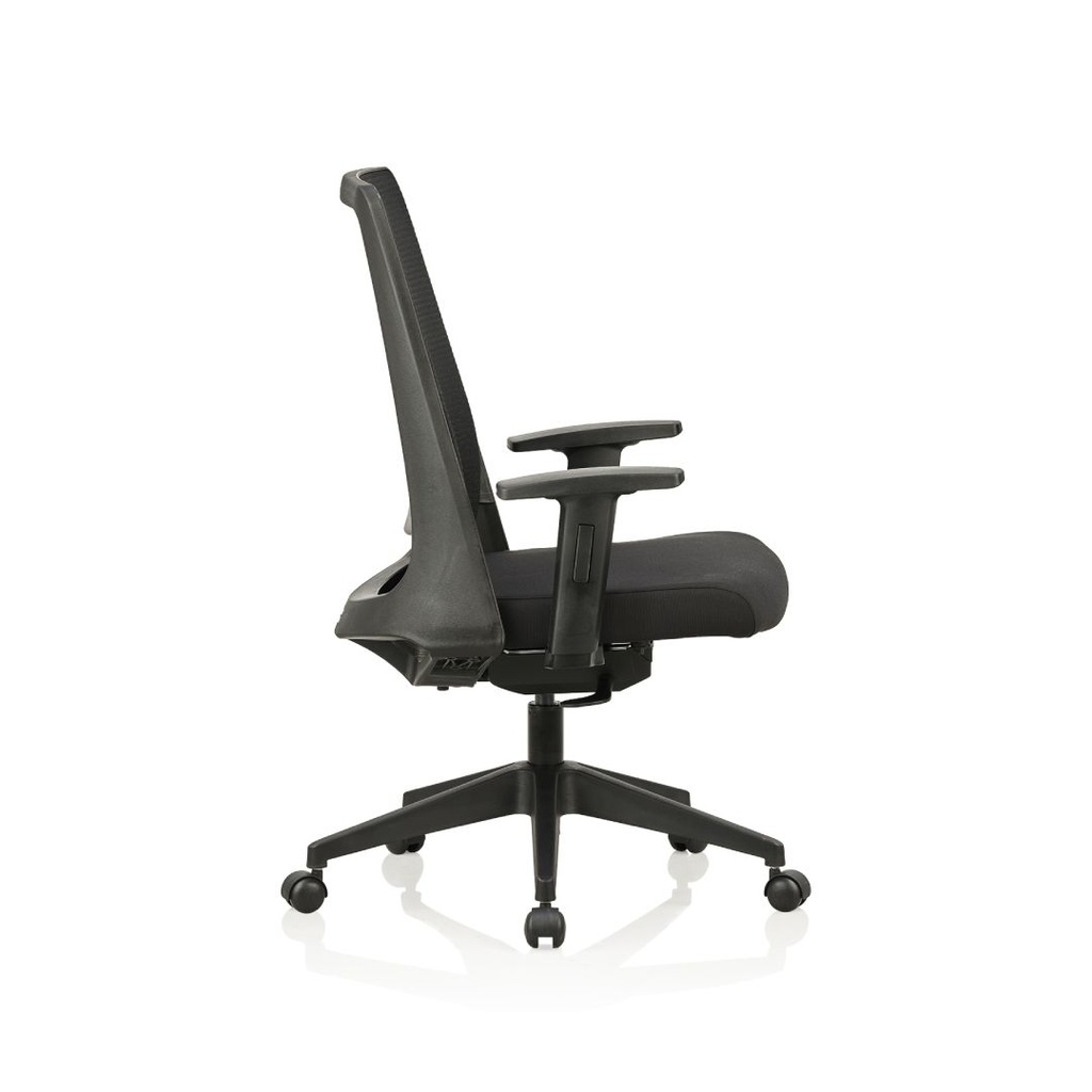 Featherlite AmazeMB-BL Medium Back Mesh Chair