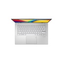 Asus Vivobook Go14 E1404FA-NK003W Ryzen 3 7320U | 8 GB RAM | 512 GB NVMe SSD | AMD Radeon Graphics | 14" FHD Display  | Touch NumberPad | Genuine Win 11 | Backlit Keyboard  | Silver | 2 years int'l Warranty