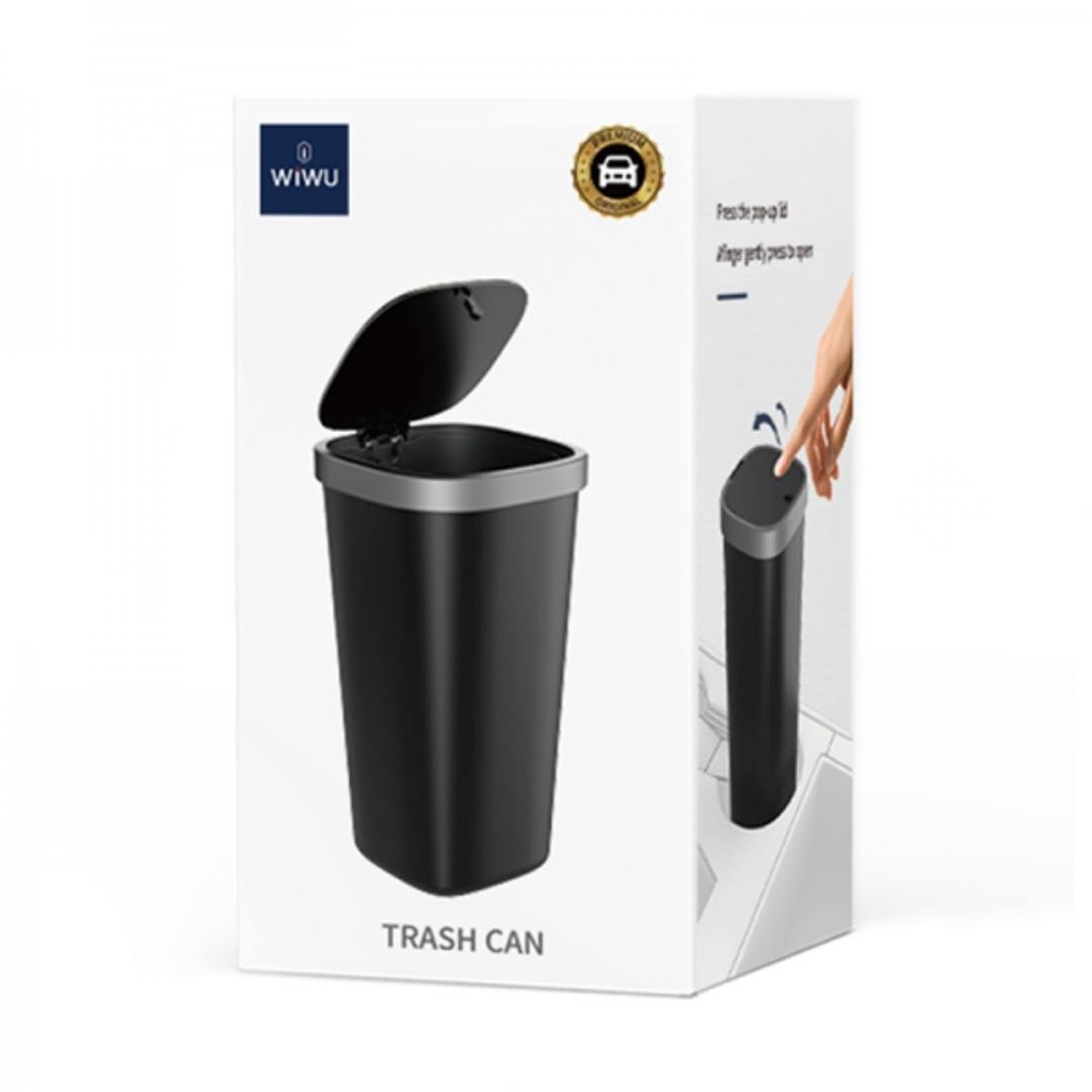 Wiwu Car Mini Trash Bin With Automatic Lid CH020