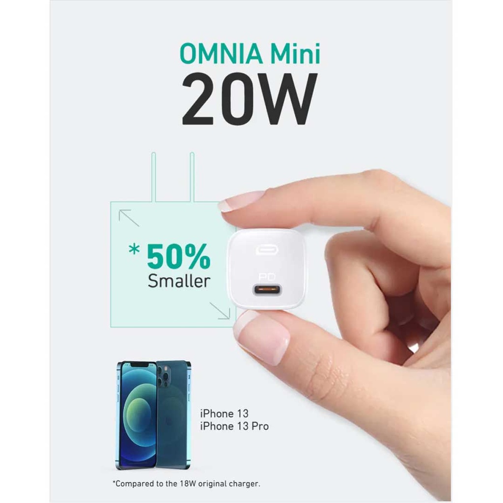 AUKEY Omnia II Mini 20W USB-C PD Charger (PA-BIT)