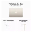 Apple MacBook Air M3 13-Inch 8GB RAM + 256GB SSD - Starlight What's in the box