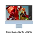 Apple IMAC MQRC3ZP/A 24-Inch With Retina 4.5K Display Apple M3 Chip With 8-Core CPU AND 8-Core GPU, 8GB RAM /256GB SSD - Blue