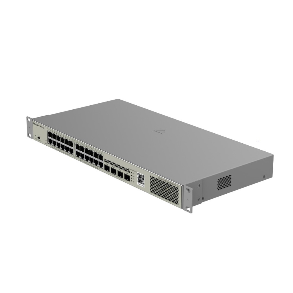 Ruijie Reyee RG-NBS3100-24GT4SFP-P, 28-Port Gigabit Layer 2 Cloud Managed PoE Switch