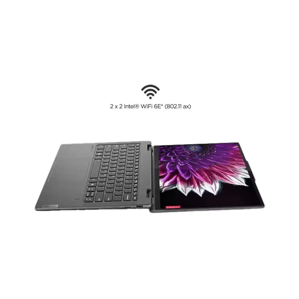 Lenovo Yoga 7i 2-in-1 14IML9 Intel Core Ultra 5-125H | 16GB RAM | 1TB SSD | Intel Arc Graphics | 14" 2.8K OLED Touch 360 Display | Backlit Keyboard | Stylus Pen | Storm Grey | Windows 11 Laptop | 1 Year Warranty