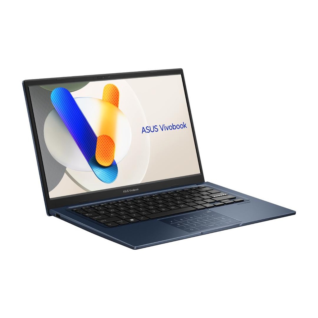 Asus Vivobook 14 X1404VA-EB421W i7 1355U | 16GB RAM | 512GB SSD | 13th Gen | Intel Iris Xe Graphics | 14" FHD Display | Windows 11 | Backlit Keyboard | Touch NumberPad | Backpack | Mouse | Blue | 2 Years int'l Warranty