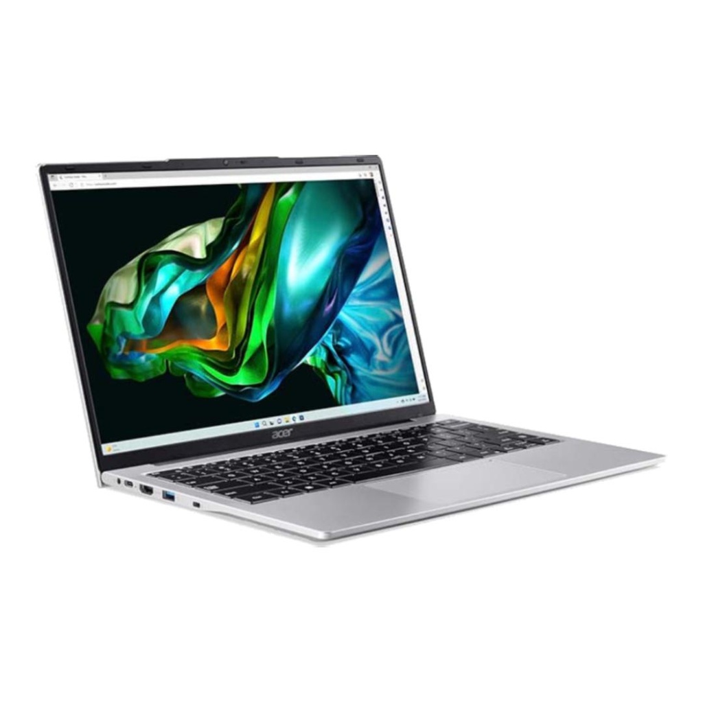 Acer Aspire Lite 14 (AL14-31P-39UP) Intel® Core i3-N300 | 8GB RAM | 512GB SSD | Intel UHD Graphics | 14" WUXGA IPS Display | Light Silver | 1 Year Warranty