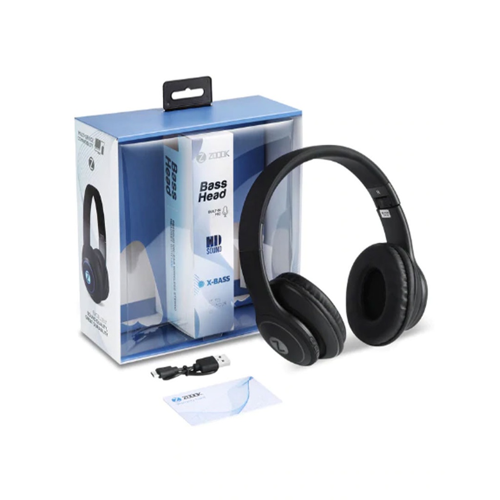 Zoook Bass Head Premium On-Ear Wireless Stereo Headset