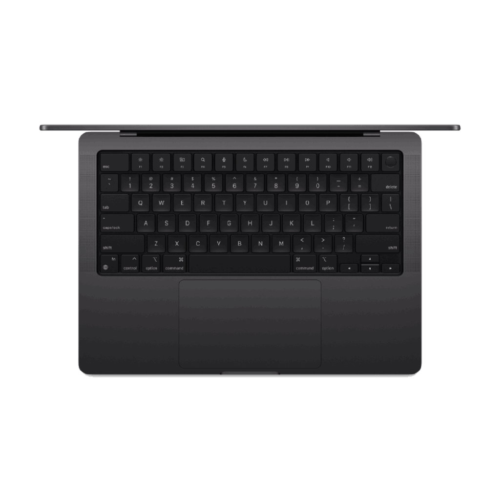 Apple MacBook Pro M4 14-Inch | 10-Core CPU | 10-Core GPU | 16GB Unified Memory | 1TB SSD | Space Black l 2-Year Authorized Warranty & 1-Year Breakage Insurance