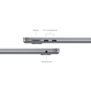 Apple MacBook Air M3 13-Inch | 8-Core CPU | 8-Core GPU | 16GB Unified Memory | 256GB SSD | Space Gray l 2-Year Authorized Warranty & 1-Year Breakage Insurance