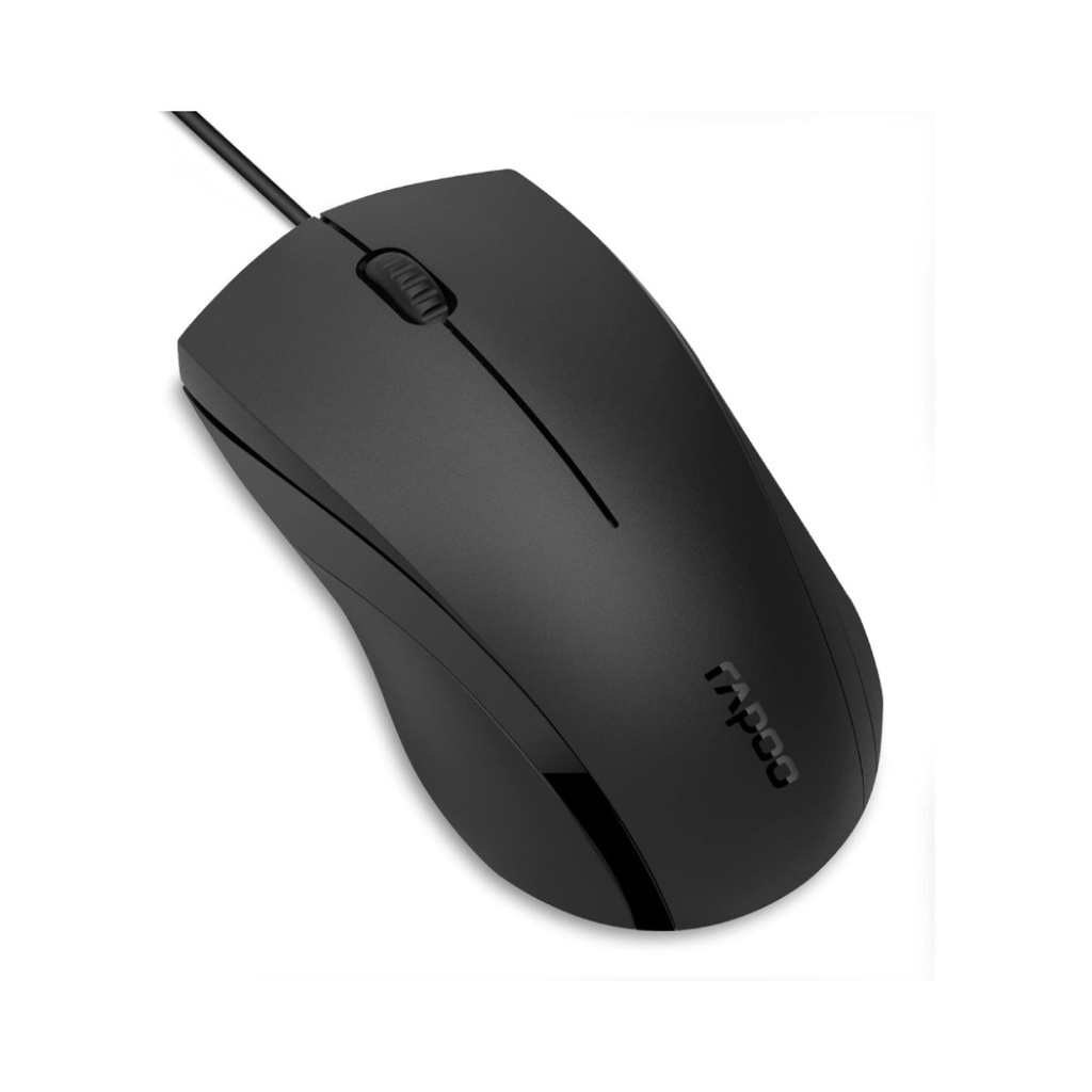 Rapoo N1200 Silent Wired Optical Mouse 1000 DPI