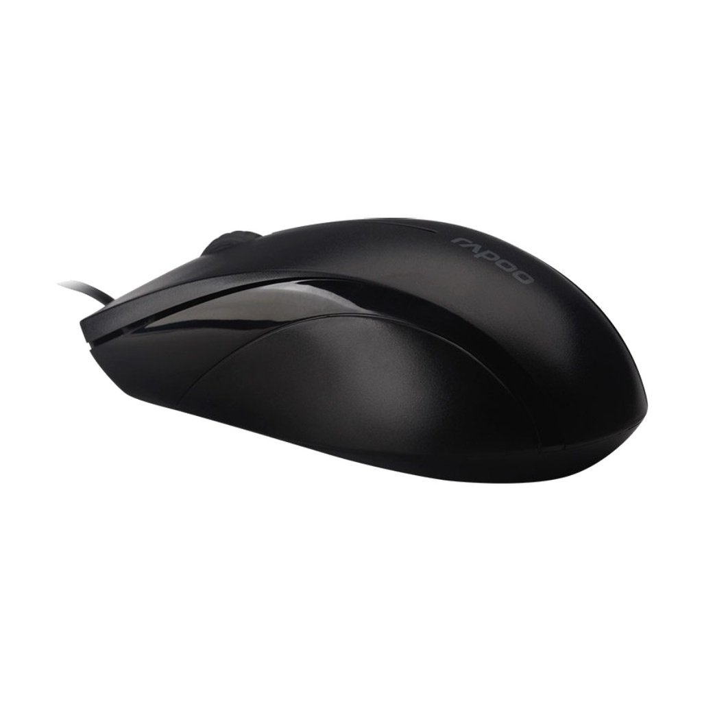 Rapoo N1200 Silent Wired Optical Mouse 1000 DPI