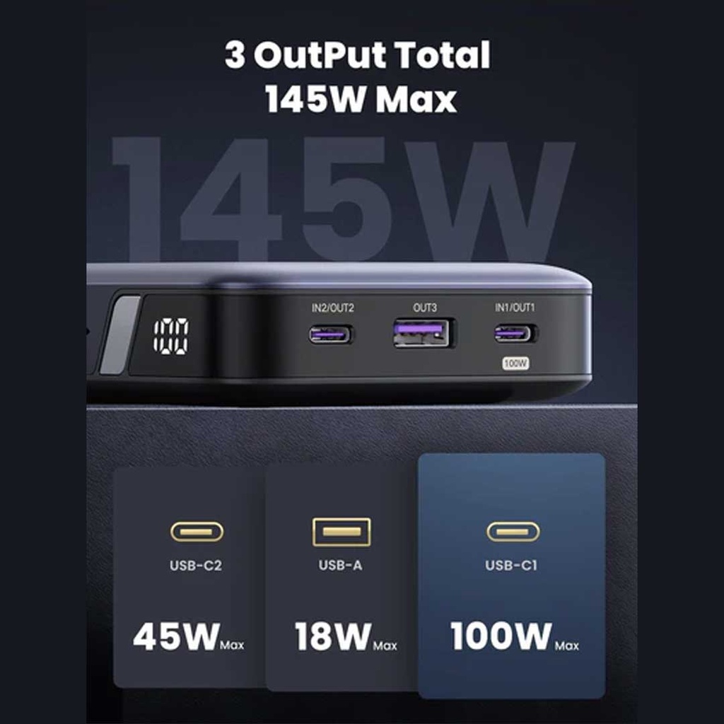 UGREEN PB205 25000mAh 145W Two-Way Fast Charging Power Bank