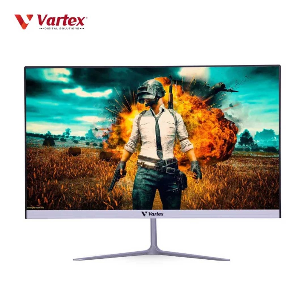 Vartex VTX24M 24'' FHD IPS 100Hz Frameless Gaming Monitor with Built-in ...