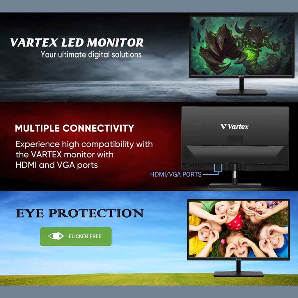 Buy Vartex 19'' HD LED Monitor VT19M 2026 Price in Nepal | 60Hz