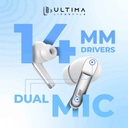 Ultima Atom 520 Pro Earbuds With 45Hrs Playback | ASAP Charging | 13MM Drivers | IPX5 Sweat Proof | ENC Noise Cancellation Wireless Earbuds
