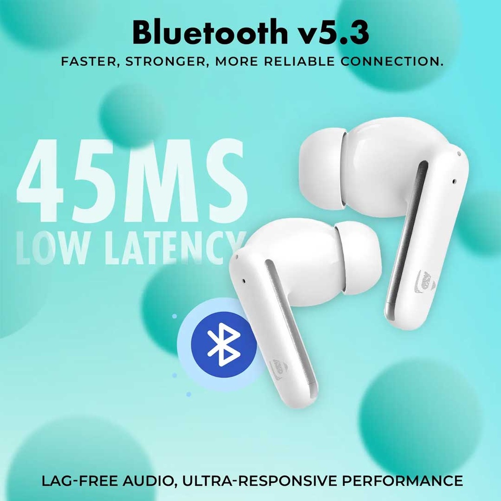 Ultima Boom 181 Wireless Earbuds With 45 Hours Combined Playtime | Active Noise  Cancellation